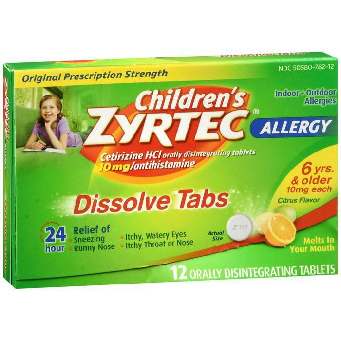 Zyrtec dissolve tabs for adults Ree marie porn